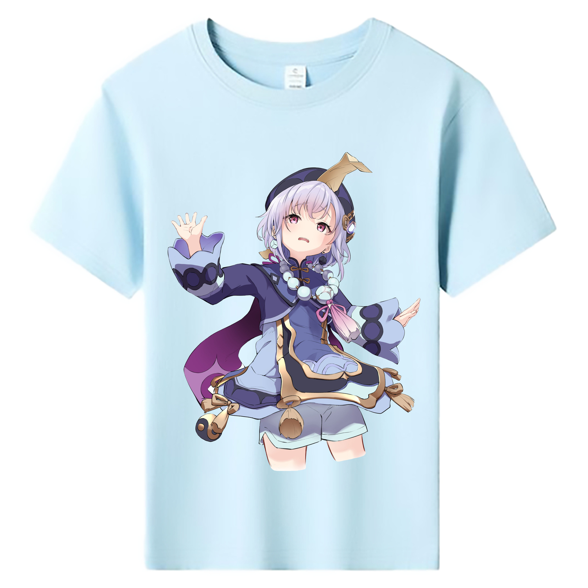 げんし神 七七 なな  genshin Nana 綿100％キッズTシャツ（フロントプリント）